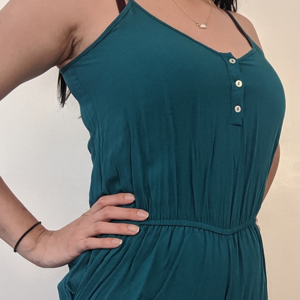 Forever 21 Teal Romper
